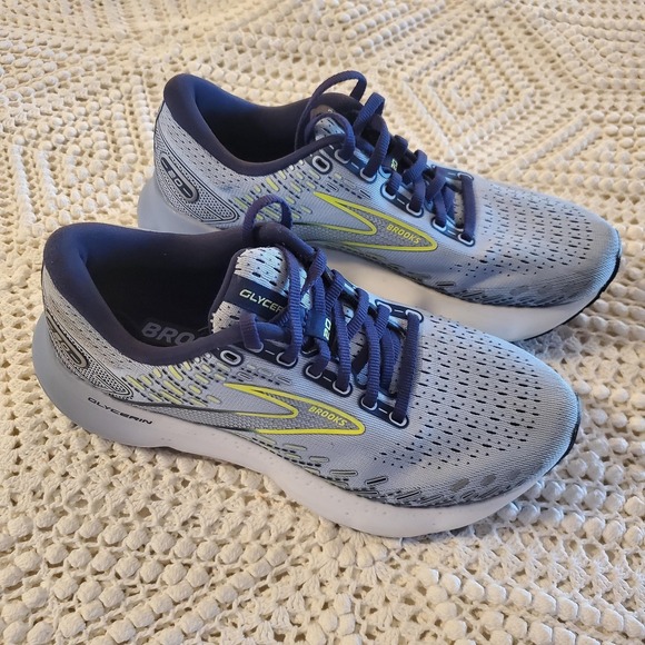 Brooks Shoes - Brooks Glycerin 20 Shoes Womens Size 7.5 Gray Blue Running Sneakers Comfort